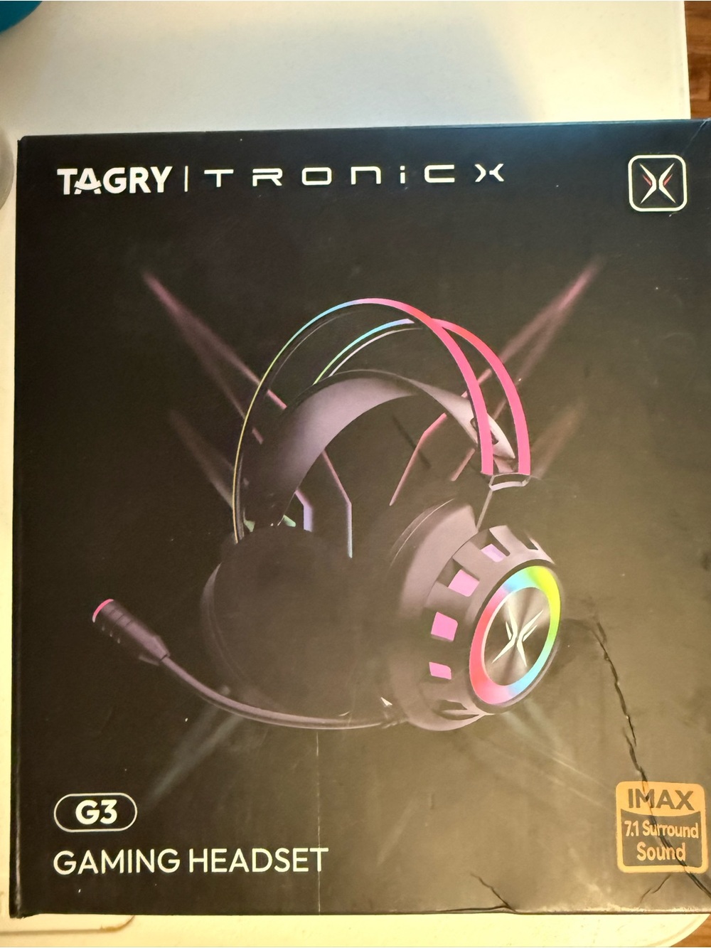 TronicX G3 Gaming Headset - Black with RGB Accents